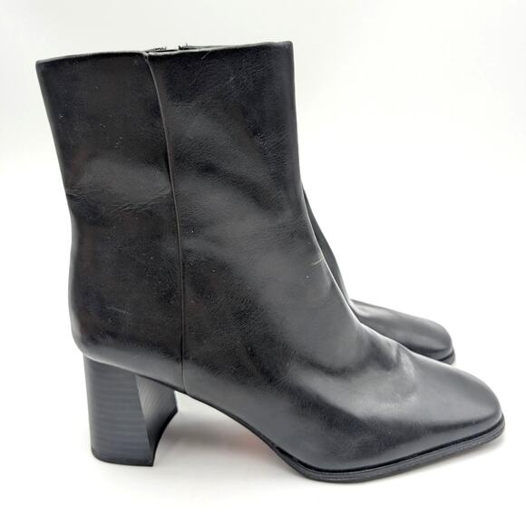 Nordstrom Rack Normandy Block Heel Bootie Women's Black Size US10M EU40.5 - Picture 3 of 15